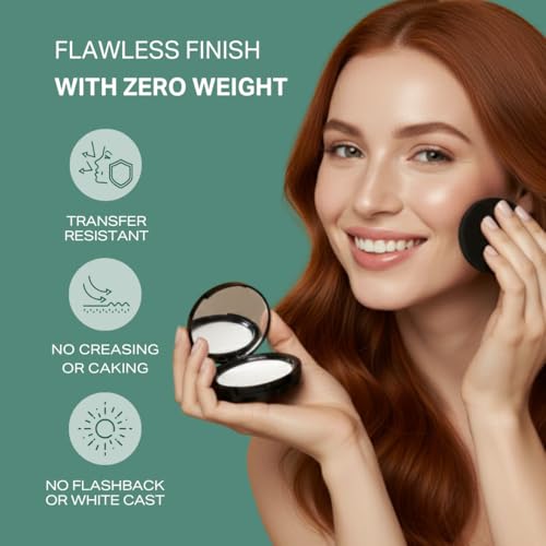 Y'OUR HD-Perfect Matte Pressed Powder | Soft Focus & No Flashback for All-Day Oil Control | Blurs Pores & Fine Lines | Talc-Free, Translucent for All Skin Tones, Gifts for Women