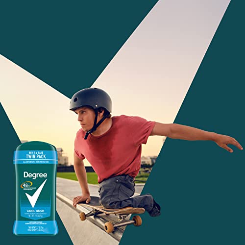 Degree Men Cool Rush Antiperspirant Deodorant Twin Pack 48-Hour