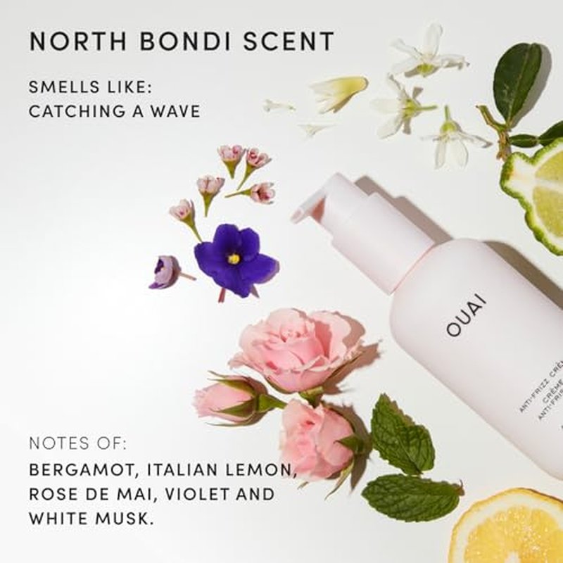 OUAI Anti Frizz Cream - Moisturizing Hair Cream, 3 oz