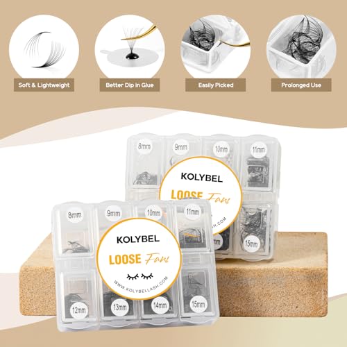 Premade Lash Fans 10D Volume Extensions 600 Pack