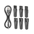 PDEEY Charger Cord for Most Eectric Hair Clipper Beard Trimmer Shaver, fit for Phililps Norelco, Hatteker, Surker, Lumural, and Beauty Instrument, Desk Lamp - 5V DC Charging Cable 7 PCS