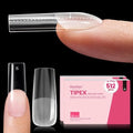 Beetles Tipex Instant Apex Nail Tips, Long Square, 16 Sizes