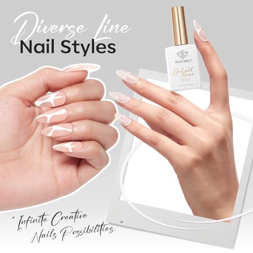 White French Tip Gel Polish Liner 15ml UV Soak Off
