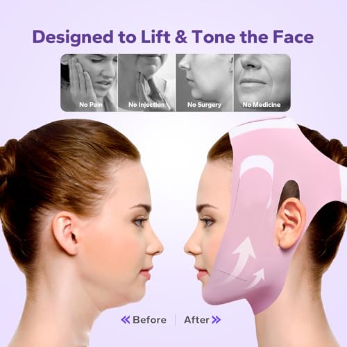V-Line Chinstrap for Sleeping - Reusable Face Lifting Mask
