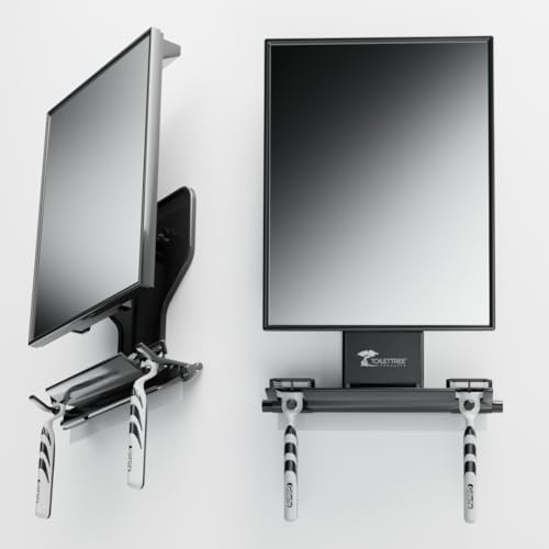 Fogless Shower Mirror with Squeegee - Anti-Fog & Impact-Resistant