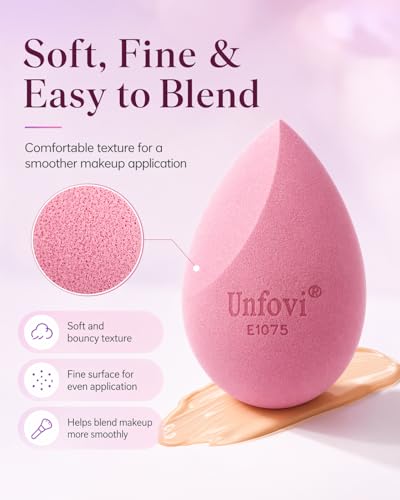 7-Pack Makeup Sponges, Latex-Free Beauty Blenders for Foundation