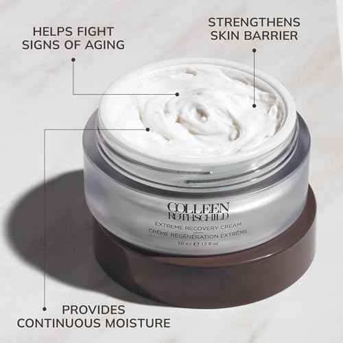 COLLEEN ROTHSCHILD Extreme Recovery Cream | Intensive Care for Dehydrated Skin | Maximum Moisture | Strengthens Barrier | Fights Wrinkles | Evens Skin Tone & Texture | All Skin Types