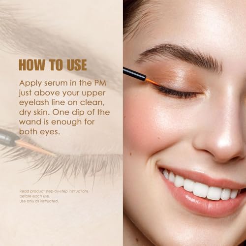 Eyelash Growth Serum? 0.17 Fl. Oz./5mlEyelash Growth Serum with Advanced Formula to Boost Longer Fuller and Thicker Looking Lashes - Vegan & Cruelty-Free for Sensitive Eyes