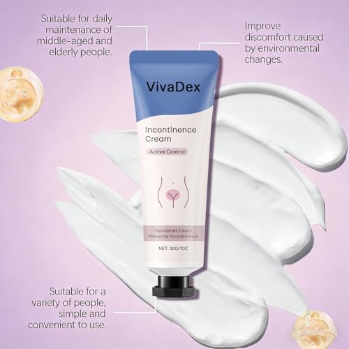 Incontinence Cream for Women,VivaDex Cream - Deep Hydration, Lightweight And Non-Greasy Formula,1oz/PCS (1pcs)