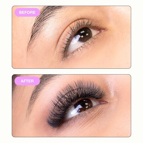 Curacoro 5D Clover Eyelash Extensions 0.07 C Curl 9mm