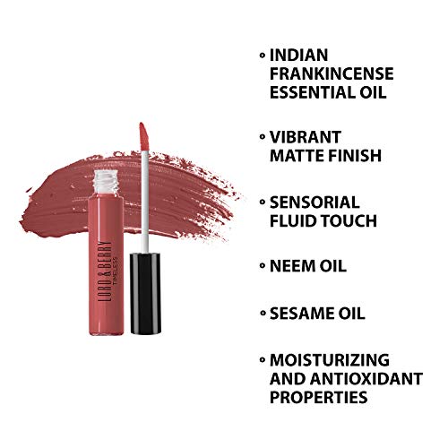 Lord & Berry Timeless Kissproof Moisturizing Semi-Matte Finishing with Paraban-Free Long Lasting Lipstick, Red Passion