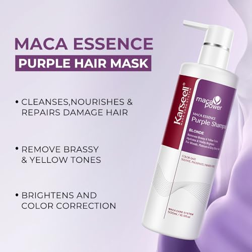 Karseell Purple Shampoo for Blonde & Gray Hair - 16.90 oz