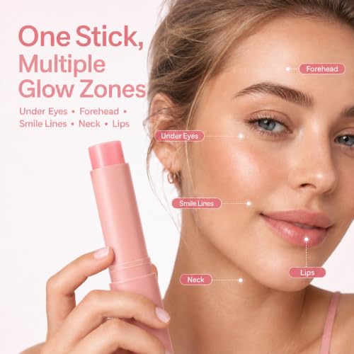 PDRN Pink Collagen Balm Stick 2-Pack | Hydrating Face & Lip Balm