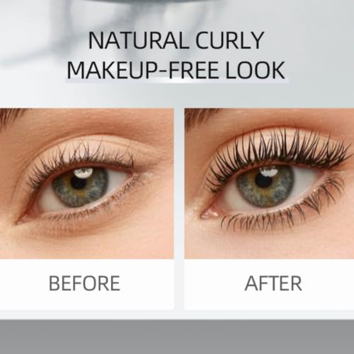Waterproof 3D Curling Mascara with Metal Wand - Black, 2 Pack