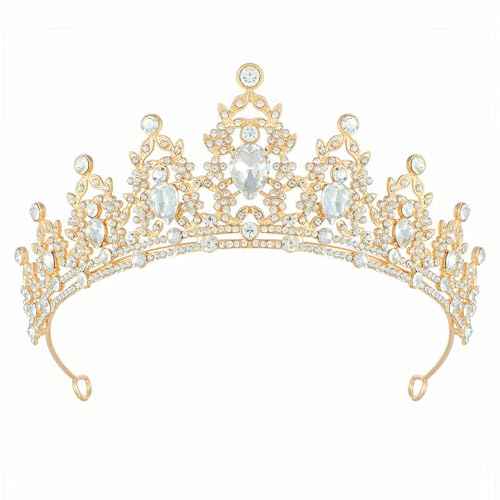 Tiara Crown for Women, Headband Hair Accessories for Birthday Wedding Party Costume