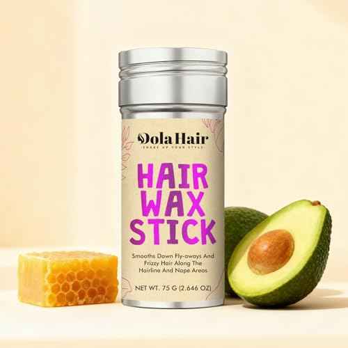 Dolahair Hair Wax Stick - Flyaway Control and Styling Pomade for Kids, Women, and Men - Hair Bun Maker and Accessorie (1 Pack of Wax)
