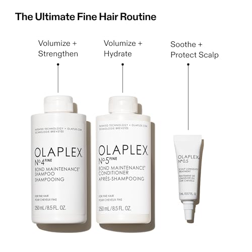 Olaplex N¨¬. 4 FINE Bond Maintenance Shampoo: Volumize & Strengthen | Gently Cleanse & Non Stripping | For Coily, Curly, Straight, and Wavy