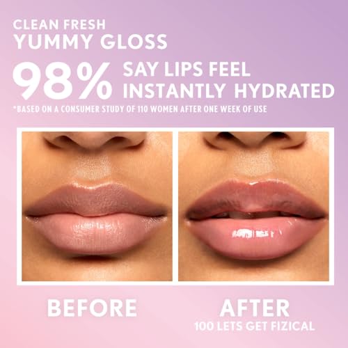 Covergirl Clean Fresh Yummy Gloss, Let's Get Fizzical & Clean Fresh Tinted Lip Balm, Clear as Crystal Bundle