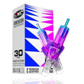 CNC Tattoo Cartridge Needles 30pcs Assorted Needle Round Magnum Cartridges #10 Bugpin 7RM 9RM 11RM 13RM 15RM #1209RM Mixed for Tattooing Supplies EN04B-30KIT-G
