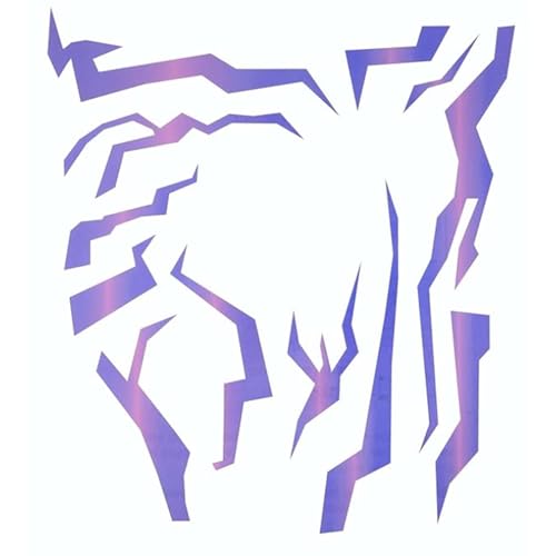 Purple Demon Hunter Temporary Tattoos - Waterproof (5 PCS)