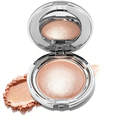Highlighter Makeup Palette - 3D Shimmer Glow Powder for Face & Body