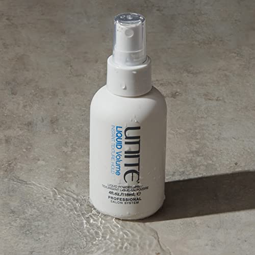 UNITE Hair ? LIQUID Volume ? Wet-to-Dry Texturizing Spray for Weightless Volume, Body & Matte Finish ? Reactivates for All-Day Texture ? 4 Fl Oz