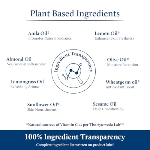 Blue Nectar Vitamin C Serum for Oily Skin & Dry Skin with Gua Sha | Plant-Based Face for Glowing Skin & Pigmentation | Hyaluronic Acid Serum for Women & Men (9 Herbs, 1 Fl Oz)