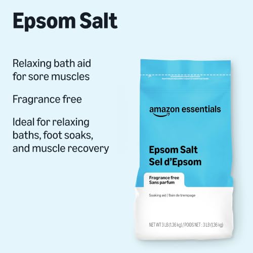 48 Ounce Epsom Salt Soak - Magnesium Sulfate for Relaxing Baths & Foot Soaks