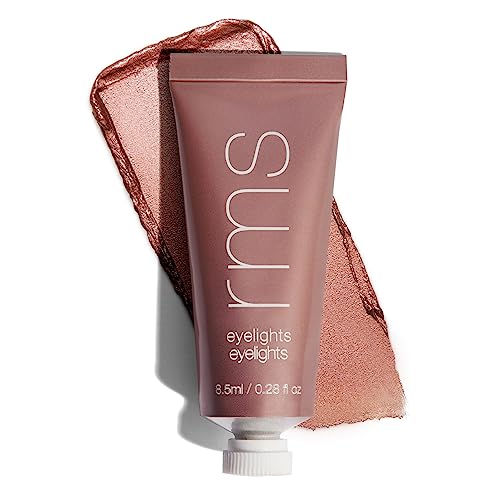 RMS Beauty Eyelights Cream Eyeshadow in Blaze & Halo - Metallic Eyeshadow Eyelid Color, Shimmer Eyeshadow, Glitter Cream Liquid Eyeshadow