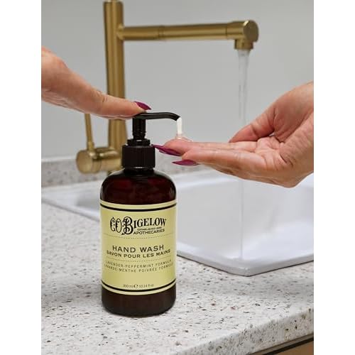 C.O. Bigelow Lavender Peppermint Hand Wash, Moisturizing Hand Soap, Scented Liquid Soap, 10.14 fl oz