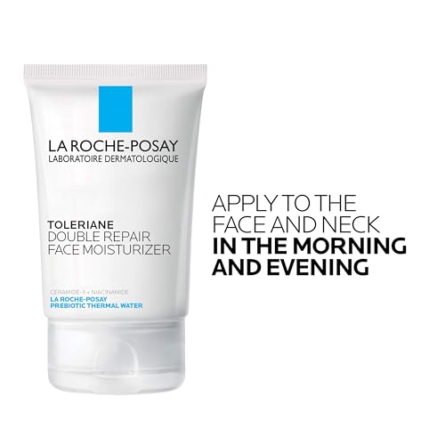 La Roche-Posay Toleriane Double Repair Face Moisturizer Pack of 2 - Hydrating & Fragrance-Free, All Skin Types
