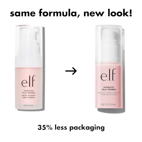 e.l.f. Poreless Face Primer | Matte Makeup Base with Tea Tree & Vitamins A & E