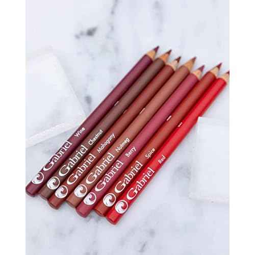 Gabriel Cosmetics Classic Lip Liner, Paraben Free, Vegan, Gluten-free, Cruelty-free, Non GMO (Berry)