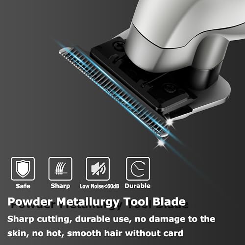 KEMEI 2293 Professional Hair & Beard Trimmer for Men - Cordless T-Blade Clippers