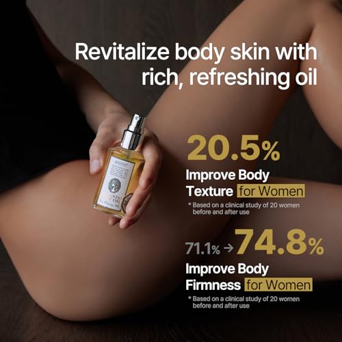 Manantio Women¡¯s Vegan Body Oil Spray, Lightweight Texture for Smooth Skin, Wrinkle Care, Firmness & Hydration, Premium All-in-One Moisturizer, 50ml / 1.69 fl oz