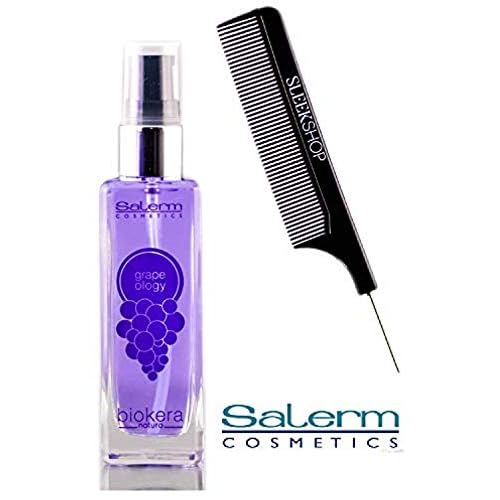 SALERM - Nourishing Hair Mask - Grapeology Biokera Natura Mask - 200 ml - For White or Bleached Hair - Grape Seed Oil - Nourishes and Hydrates Hair - Helps Mantain Color Brightness