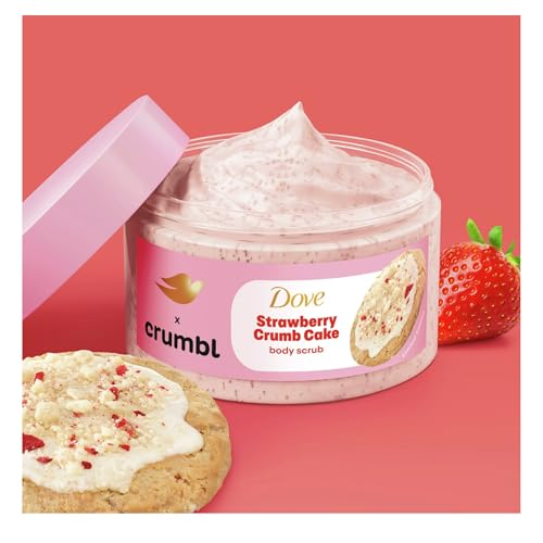Dove Crumbl Strawberry Body Wash & Scrub Combo 35oz