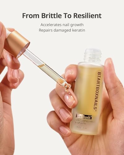 D-Naillush Nail Strengthener & Growth by BTArtboxnails – 7-Day Repair & Growth Solution