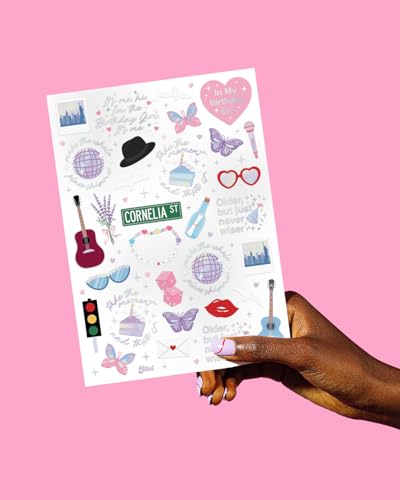 xo, Fetti 50 Iridescent Temporary Tattoos - Birthday Party Favors