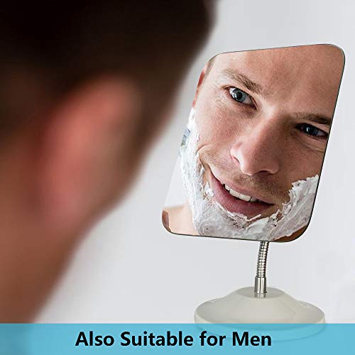 YEAKE Adjustable Gooseneck Makeup Mirror with Stand