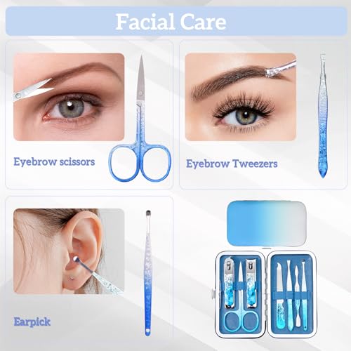 7-in-1 Stainless Steel Manicure Pedicure Kit with Case