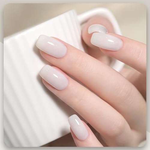 GAOY Jelly Gel Nail Polish 16ml Sheer Translucent UV Cure for Nail Art DIY