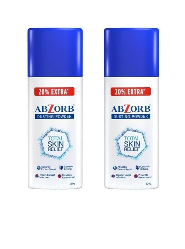Abz-orb Dusting Powder 2 Pack, 120g Each