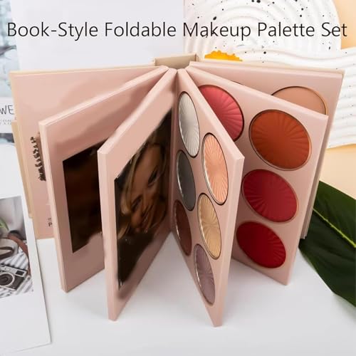 5 Layer Makeup Book Palette - 68 Shades Eyeshadow Blush