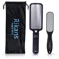 Rikans Stainless Steel Foot File Set - Professional Callus Remover Rasp