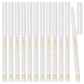 12pcs White Eyeliner Pencils - Professional Makeup & Highlighter Set