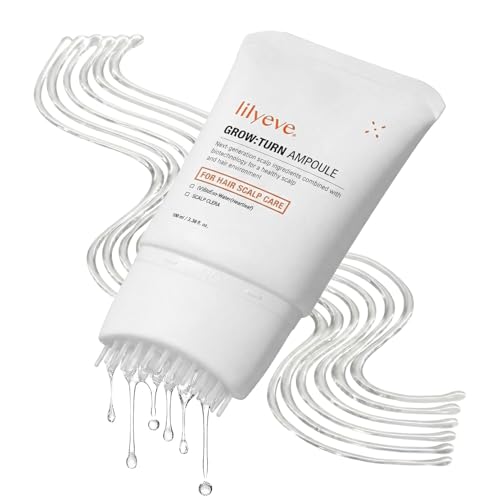 Hair Growth Serum with Scalp Massager Brush - Korean Formula