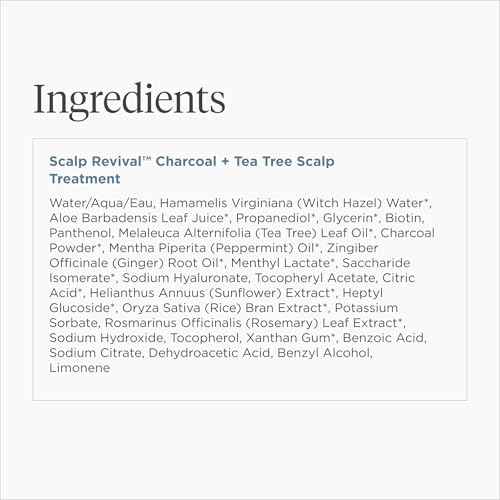 Briogeo Scalp Revival Charcoal + Tea Tree Scalp Treatment, Scalp Serum to Soothe a Dry, Flaky, Itchy Scalp, Absorb Oil, Hydrate Dry Scalp, Clarify Build Up, Vegan, Cruelty-Free, 1 fl oz