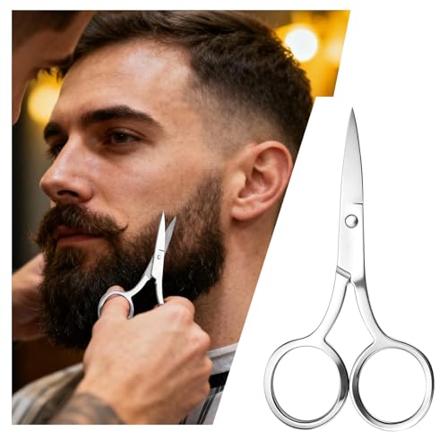 8 Pack Precision Grooming Scissors for Nose, Eyebrows & Ear Hair Trimming