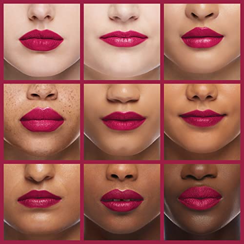 wet n wild Silk Finish Lipstick, Hydrating Rich Buildable Lip Color, Formulated with Vitamins A,E, & Macadamia for Ultimate Hydration, Cruelty-Free & Vegan - In The Near Fuchsia